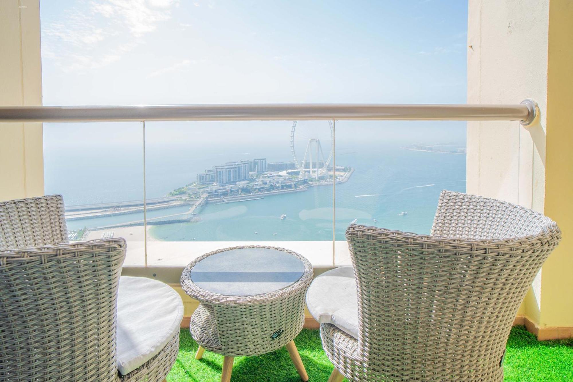 Jbr Amwaj 4 , Upgraded Sea And Ain Dubai Views, 2M Walk To Beach By Gardenia Suitse Exterior foto
