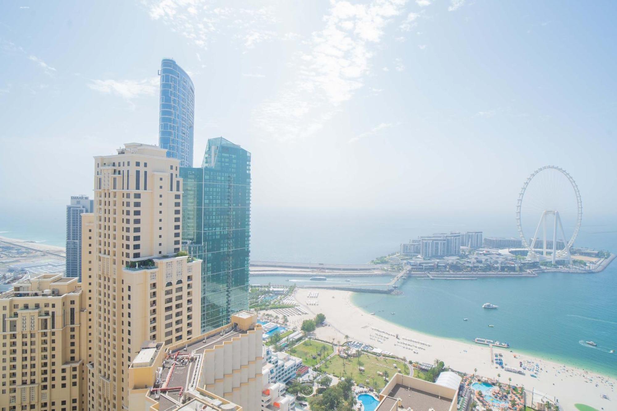 Jbr Amwaj 4 , Upgraded Sea And Ain Dubai Views, 2M Walk To Beach By Gardenia Suitse Exterior foto